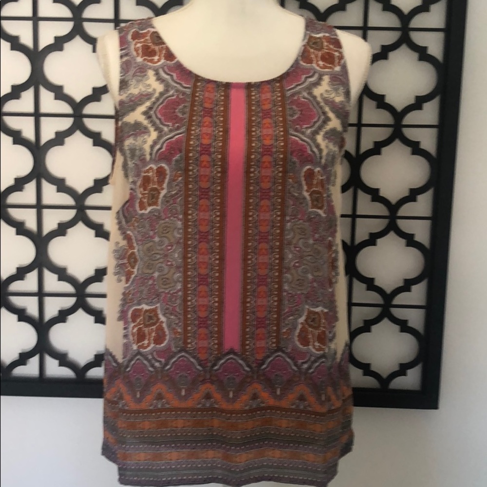 Cynthia Rowley paisley print tank top